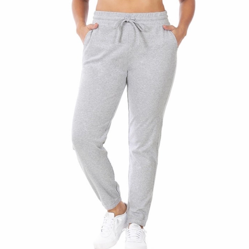 ZENANA Premium Classic Cotton Blend Joggers Sweatpants